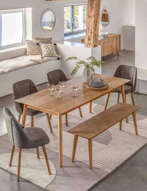 Gallery Direct Extending Dining Table Natural