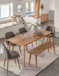 Gallery Direct Extending Dining Table Natural