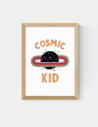 East End Prints Cosmic Kid Framed Art Natural