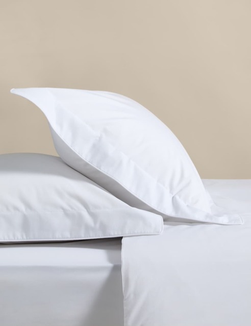 M&S 2 Pack Egyptian Cotton Oxford Pillowcases White
