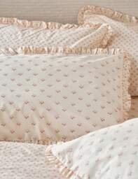 Piglet In Bed 2 Pack Washed Cotton Martha Pillowcases Pink Mix