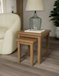 M&S Collection Amersham Nest of Tables - Oak, Oak