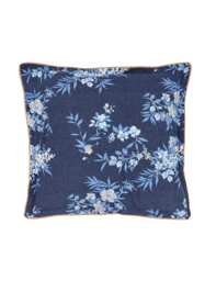Bedeck of Belfast 2 Pack Pure Cotton Nahla Pillowcases Cobalt