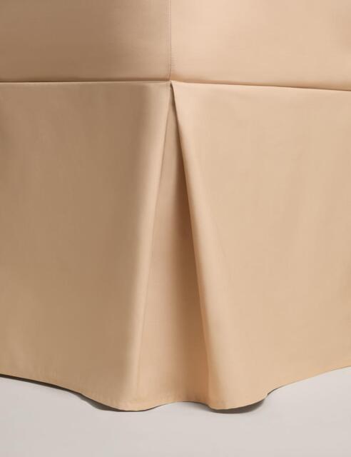 M&S Pure Egyptian Cotton Valance Sheet Biscuit