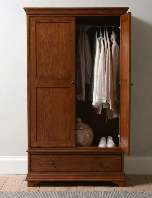 Cotswold Company Winchcombe Double Wardrobe Dark Brown