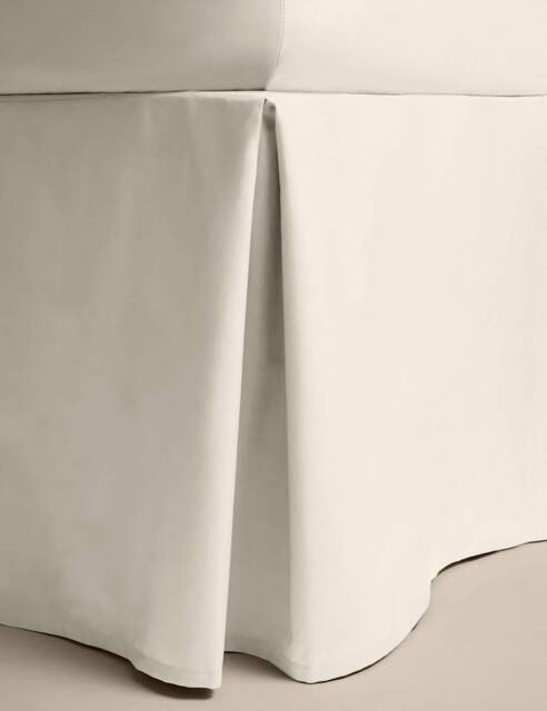 M&S Pure Egyptian Cotton Valance Sheet Cream
