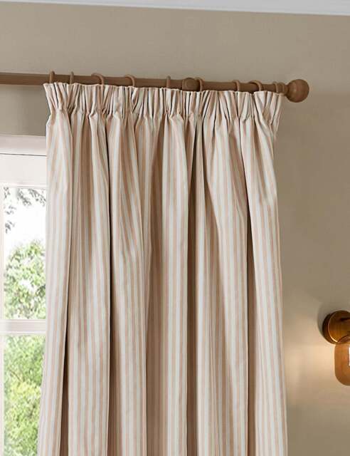 YARD Hebden Blackout Pencil Pleat Curtains Pink Mix
