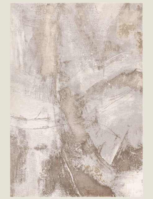 Asiatic Stellar ST02 Abstract Brushstroke Rug Beige