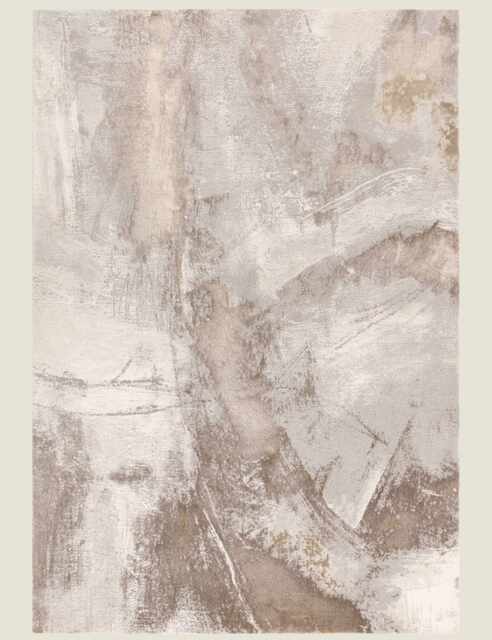 Asiatic Stellar ST02 Abstract Brushstroke Rug Beige
