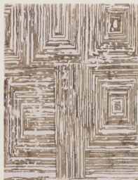 Asiatic Kuza Portrait Woven Rug Beige