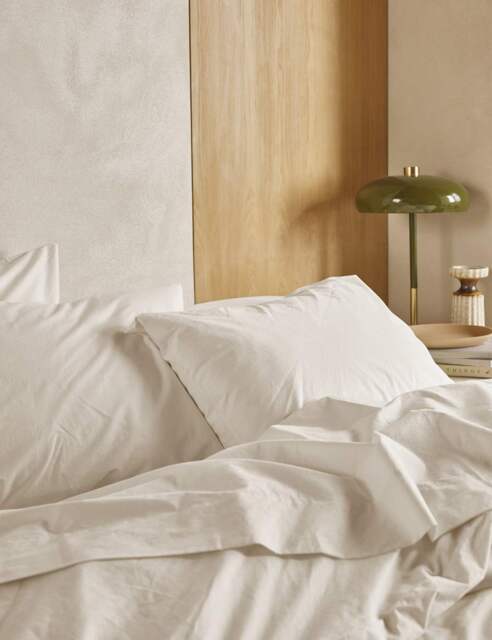 Piglet In Bed Pure Cotton Percale Pillowcase Set Pearl