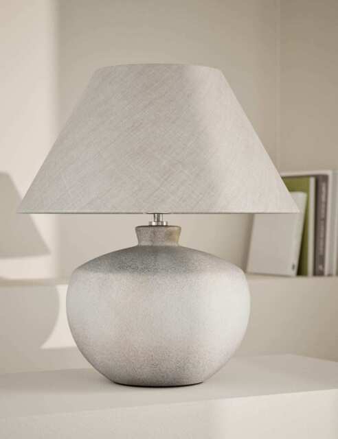 M&S Roma Urn Table Lamp White