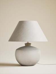 M&S Roma Urn Table Lamp White