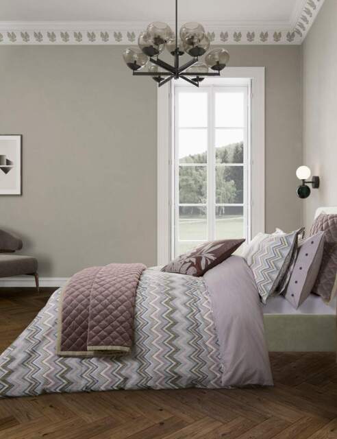 Bedeck of Belfast Cotton Blend Claudia Bedding Set Pink Mix