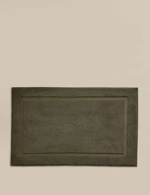 M&S Luxury Egyptian Cotton Bath Mat Khaki