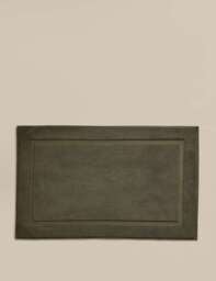 M&S Luxury Egyptian Cotton Bath Mat Khaki