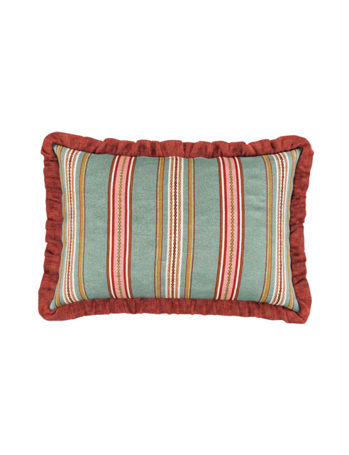 Sanderson Pure Cotton Enys Garden Large Cushion Green Mix