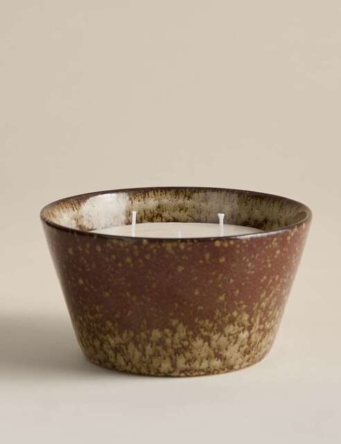 Scentiments™ Coffee House 3 Wick Candle Brown Mix
