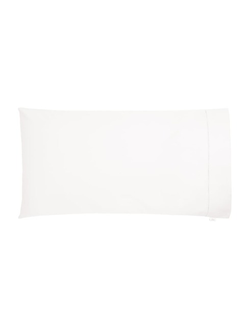 Bedeck of Belfast Pure Cotton Sateen Pillowcase Soft White
