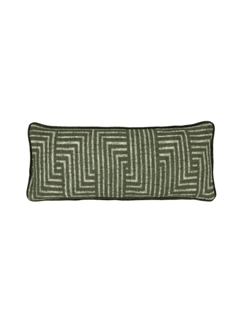 Bedeck of Belfast Pure Cotton Yoko Cushion Green Mix