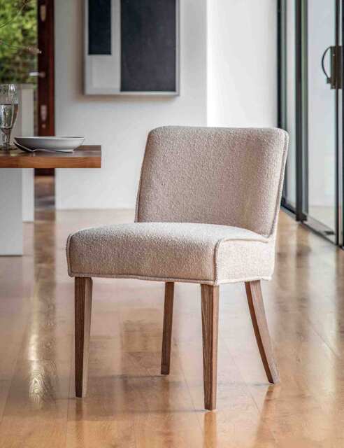 Gallery Direct Set of 2 Tarnby Dining Chairs Beige Mix