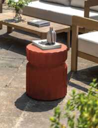 Gallery Direct Cirella Outdoor Side Table Dark Red