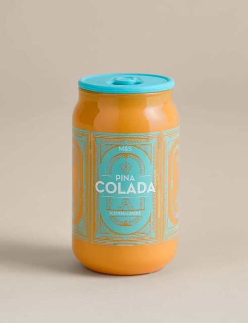 M&S Pina Colada Tinny Scented Candle Multi
