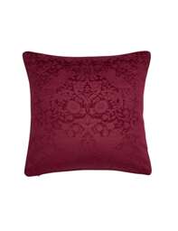 William Morris At Home Velvet Strawberry Thief Cushion Berry