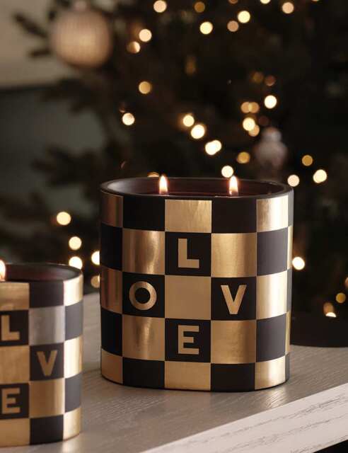 M&S X Kelly Hoppen Christmas Joy Large Candle Multi