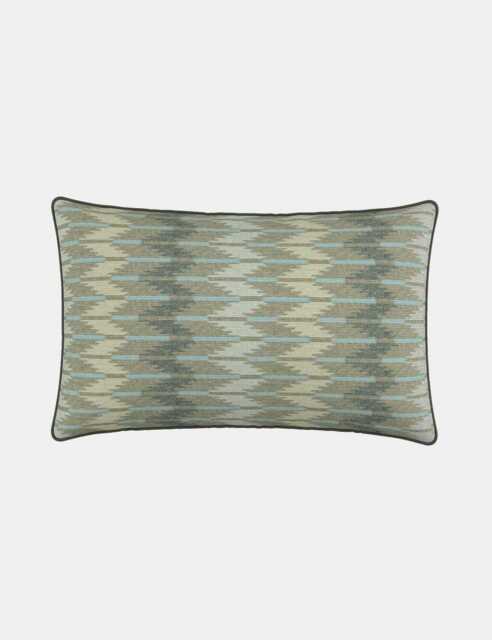 Bedeck of Belfast Pure Cotton Alessie Cushion Green Mix