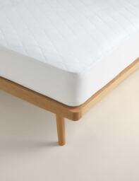 M&S Stay Cool Extra Deep Mattress Protector White