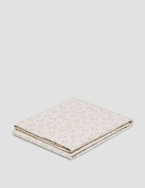 Piglet In Bed Pure Cotton 200 Thread Count Printed Flat Sheet Natural Mix