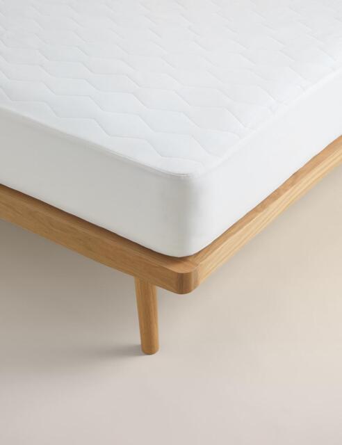 M&S Pure Cotton Extra Deep Mattress Protector White