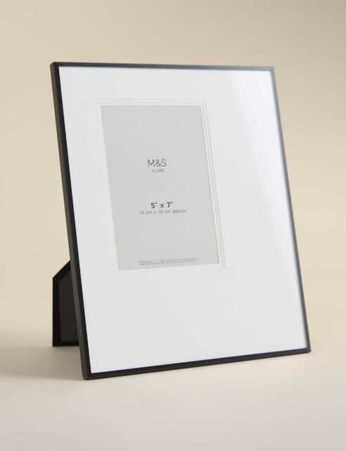 M&S Layered Multi Mount Photo Frame 5x7 inch Black