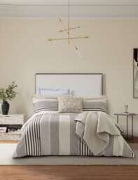 Bedeck of Belfast Pure Cotton Alba Maira Quilted Throw Natural