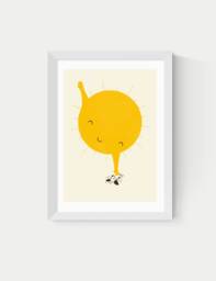 East End Prints Belly Rub Framed Art White