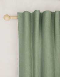 M&S Brushed Multiway Blackout Curtains Sage