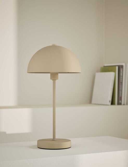 M&S Metal Dome Table Lamp Cream