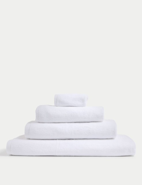 M&S Ultra Dry Pure Cotton Towel White