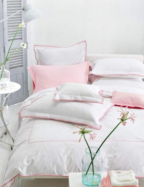 Designers Guild Pure Cotton Astor Bedding Set Light Pink Mix