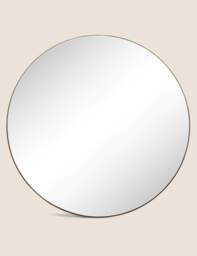 M&S Milan Large Round Mirror Gold