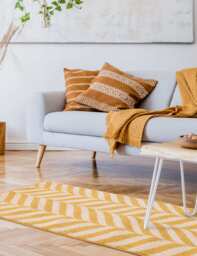 Asiatic Muse Chevron Rug Yellow