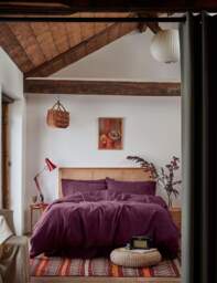 Piglet In Bed Linen Rich Duvet Cover Purple
