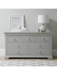 Cotswold Company Chantilly 7 Drawer Wide Chest Grey