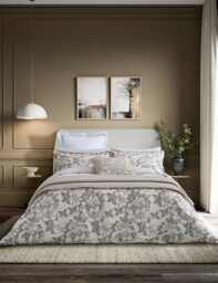Bedeck of Belfast Pure Cotton Maira Bedding Set Grey