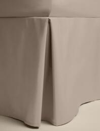 M&S Pure Egyptian Cotton Valance Sheet Mink