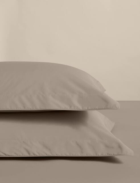M&S 2 Pack Egyptian Cotton Oxford Pillowcases Mink