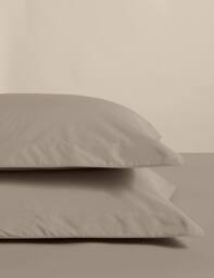 M&S 2 Pack Egyptian Cotton Oxford Pillowcases Mink