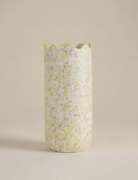 M&S Medium Splatter Ceramic Vase Multi