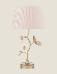 Laura Ashley Egelton Metal Bird Table Lamp Antique Brass